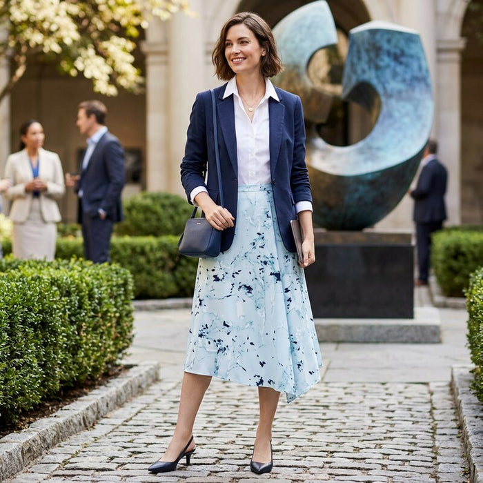 Alfani Print A-Line Skirt, Size 12