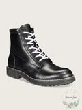 INC International Concepts Men’s Ivan Lace-up Boots, Black, Size 12
