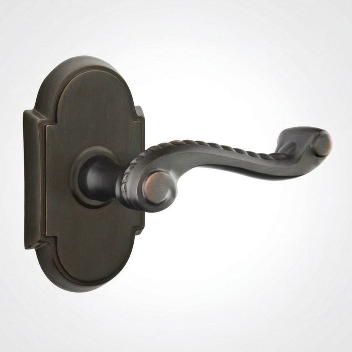 Emtek Assa Abloy Keyed Leverset with #8 Rosette and Rope Levers