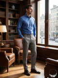 Calvin Klein Men’s Slim-Fit Mini-Check Dress Pants