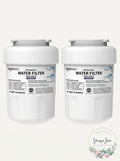 AmazonBasics Replacement GE MWF Refrigerator Water Filter Cartridge - Pack of 2