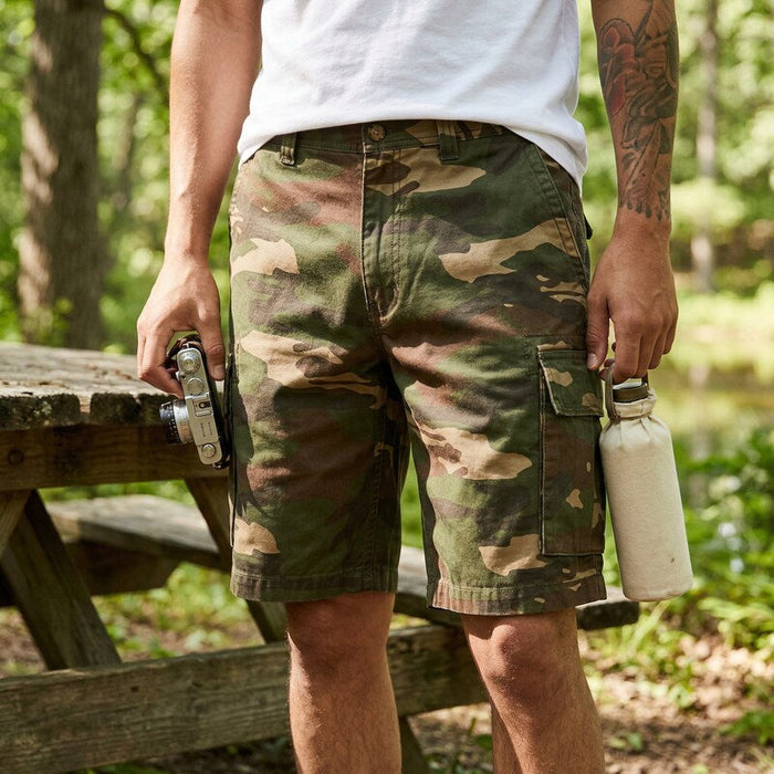 Club Room Mens Regular-Fit Camouflage Cargo Shorts, Size 30