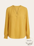 I.n.c. Petite V-Neck Top, Size PS