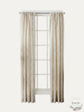 Saturday Knight Aiden Stripe Light-Filtering Rod Pocket Single Curtain Panel