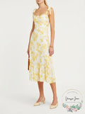 Aqua Toile De Jouy Sleeveless Floral MIDI Dress, Size XL