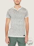 Buffalo David Bitton Mens Kali Space Dyed T-Shirt, XL