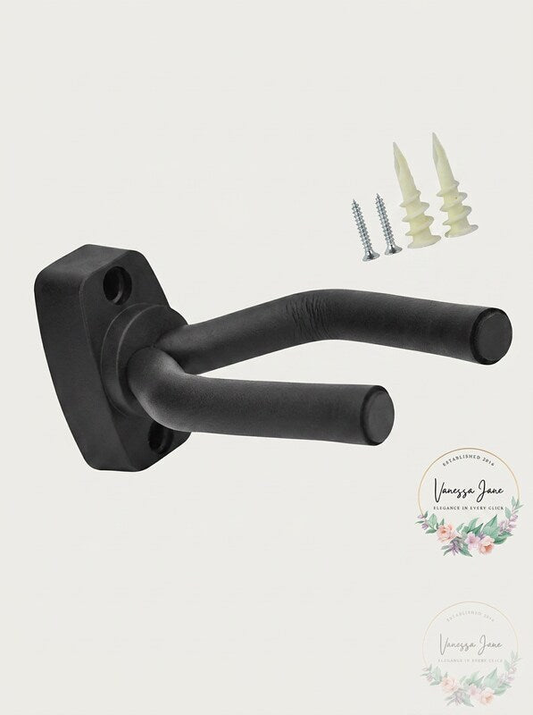 Guitar Hanger Hook Holder Wall Mount Display - Fits all size Guitars, Bass, M...