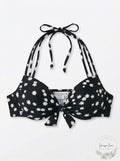 California Waves Juniors Daisy Daze Printed Push up Bikini Top, Size Small