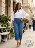Seven7 Jeans Trendy Plus Size Patch-Pocket Bootcut Jeans