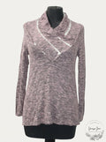Style & Co Petite Cowl-Neck Top, Size PXL