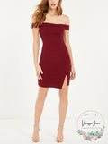 Sequin Hearts Juniors Off-the-Shoulder Sheath Dress, Size 11