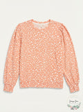 Pj Salvage Crystal Cove Printed Long Sleeve Top