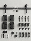 Everbilt 72 in. Stainless Steel Strap Sliding Barn Door Track and Hardware Kit