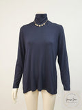 Style and Co Mock-Neck High-Low Top, Size Large