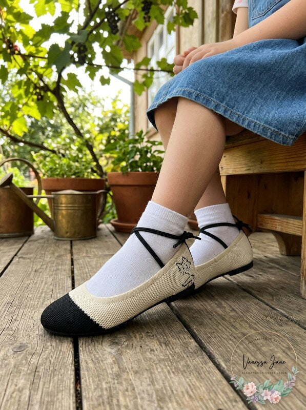 Lily and Dan Ballerina Flats, Size 9/10