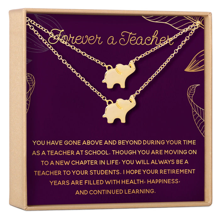 Retiring Teacher Necklace, Multiple Styles Jewelry