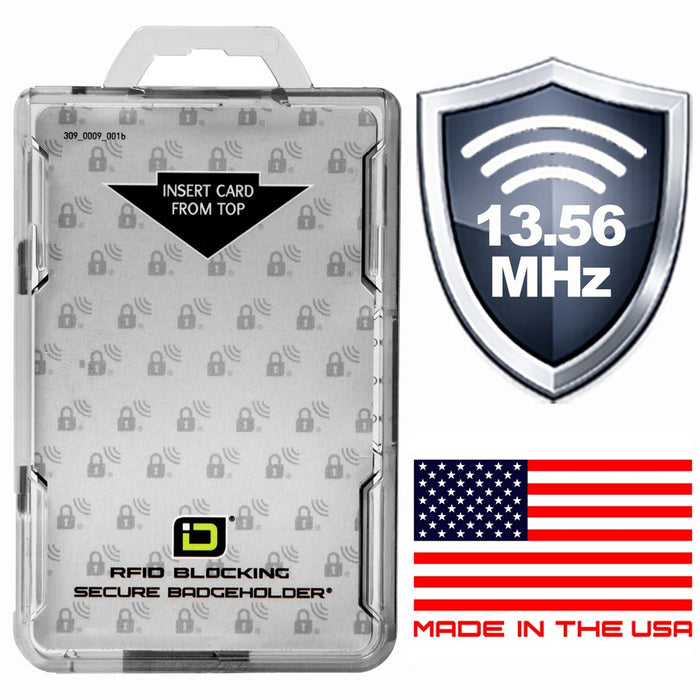 Secure Badge Holder DuoLite ® Vertical 2 ID Card Holder