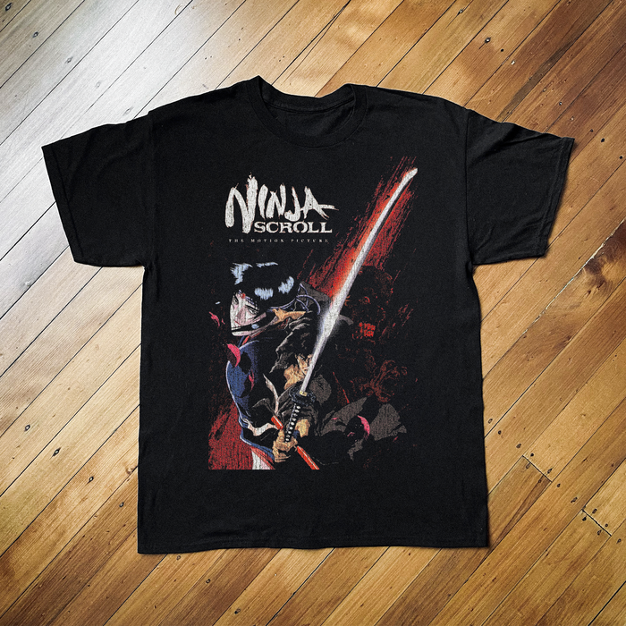96 Ninja Scroll Black T-Shirt