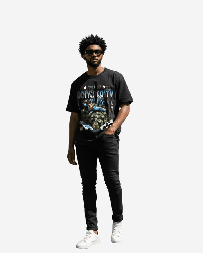 G West Rich Man Oversized T-Shirt Mens