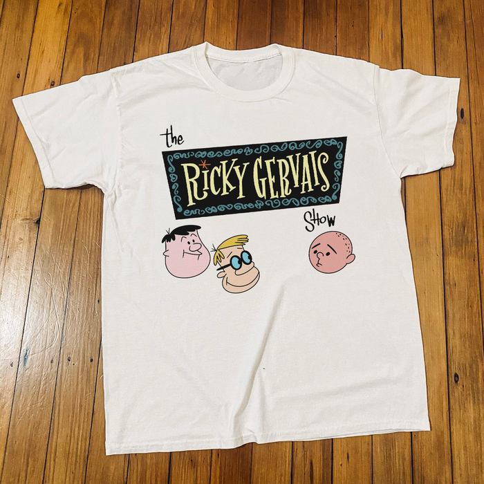 Ricky Gervais Show' Washed White Tee
