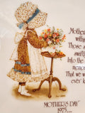 Holly Hobbie Mother's Day Porcelain Plate 1975 Commemorative  Edition