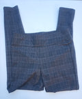 D. JEANS Women’s gray plaid stretch Pants size 10