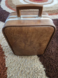 VINTAGE 1960s Portable Travel Bar Suitcase charming hard case Cocktail set