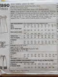 SIMPLICITY 2890 MISSES  CHEMISE DRAWERS & CORSET PATTERN-UNCUT-SIZES 16-24