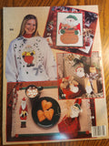 Leisure Arts Santa Collector Iron-On TRANSFERS Book 1655 Kathy Rueger 1996