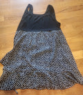 SHEIN Frenchy Women's Small Floral Splicing Ruffle Drawstring Hem Dress Summer size 20