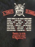 Jammed with Charlie and the Band," with the Volunteer Jam logo Black T-Shirt L