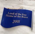 Lot of Patriotic Christmas or 4th of July Ornaments & Figurines Flag Eagle