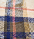 Versatile Throw scarf or shaw 54" x 54" Plaid very cozy