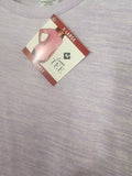 New Women's Member's Mark Luxe TEE size XL. Short sleeve heathered light purple