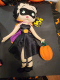 Betty Boop Mask Betty 16" Plush Doll Halloween Kellytoy Trick-or-Treat
