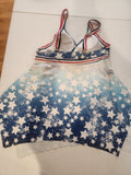 Women's Two-piece tankini Patriotic swimsuit XL 16