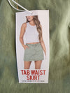 Women's New Green Denim Skirt 13/31 by Celebrity Pink 14.75" long waist 31"
