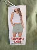 Women's New Green Denim Skirt 13/31 by Celebrity Pink 14.75" long waist 31"