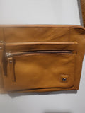 Wise Owl Brown  Leather Purse Crossbody