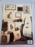 Leisure Arts Just Purrfect Designed by Mary Ellen  cat cross stitch book 1986