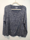 Time & Tru Women's long sleeve Shirt 2xl heather black