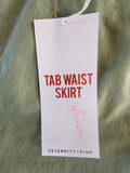 Women's New Green Denim Skirt 13/31 by Celebrity Pink 14.75" long waist 31"