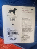 Pet dog sport coat blue Orange jacket doggy large waterproof & Reflective.