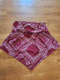 Women's Bandana Tube Top Red Size XXL