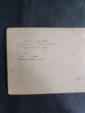 Antique Victorian Cabinet Card Photo Couple  of man and woman on Porch John Fisher