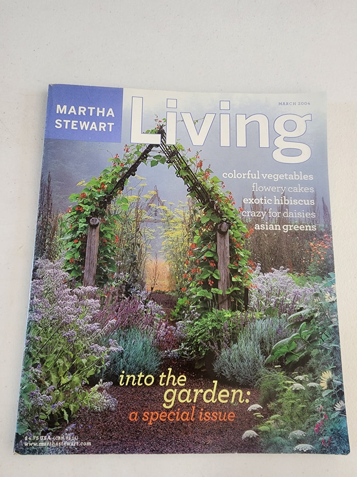 Martha Stewart Living Magazine March 2004 The Gardening Issue