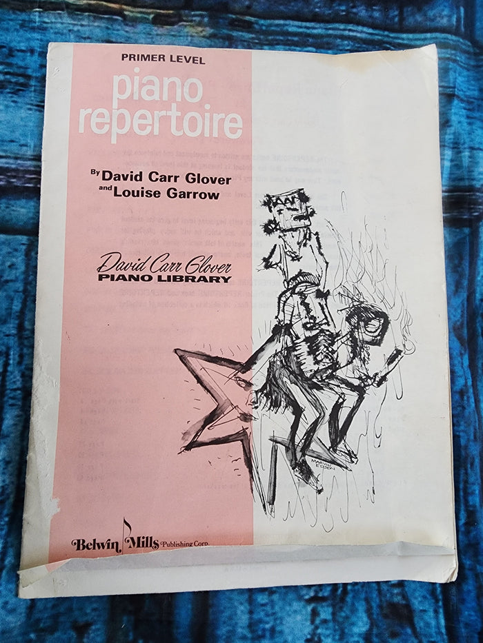 Piano Repertoire David Carr Glover Belwin Sheet Music Book Primer Level  1967
