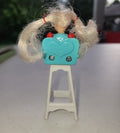 McDonald’s Happy Meals Toy Barbie Kelly Doll In High Chair Mattel 1998 Works