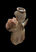 50's LEFTON February ANGEL figurine Japan 489 Violet Amethyst aprox 4.5"