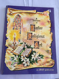 Ideals 1962 A Treasure of Easter Religious Art Hardback Vintage Book